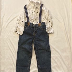 Carters Suspender outfit